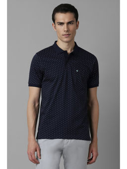 Louis Philippe - Men Printed Polo T-Shirt