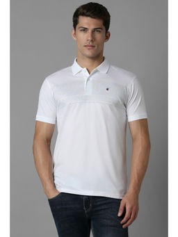 Louis Philippe - Men Paisley Polo T-Shirt