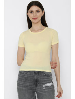 American Eagle - Women Yellow Baby T-Shirt