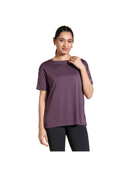 Silvertraq - Flowfit Oversized Midnight Purple T-Shirt
