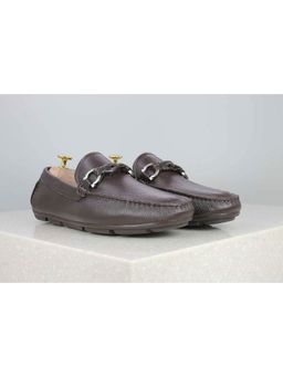 ATESBER - Brown Textured Casual Shoes