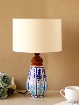 Unravel India - Ceramic Table Lamp with Shade