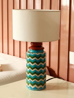 Unravel India - Multicolor Ceramic Table Lamp