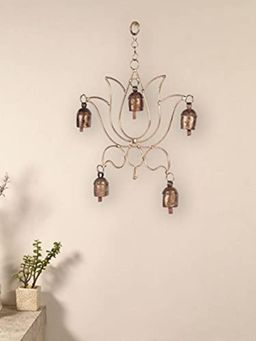 Unravel India - 5 Copper Bells Wind Chime
