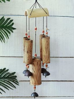 Unravel India - Bamboo Windchime With Copper Bells