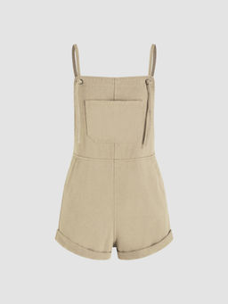 Cider - Denim Pocket Ultra Short Romper