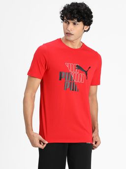 Puma - Graphic Men Red T-shirt