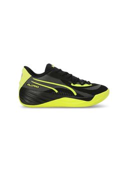 Puma - All-Pro Nitro Unisex Black & Yellow Basketball Shoes (UK 3.5)