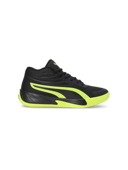 Puma - Court Pro Unisex Black & Green Basketball Shoes