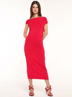 Cover Story - Women Red Polyester Dress