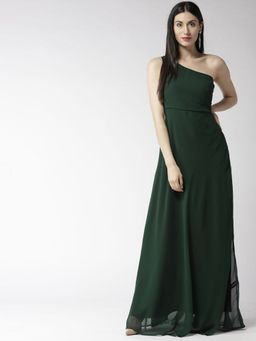 Twenty Dresses by Nykaa Fashion - Green Looking Over My Shoulder Gown