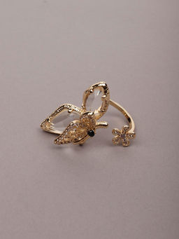 Odette - Exclusive Gold-Tone Finger Ring