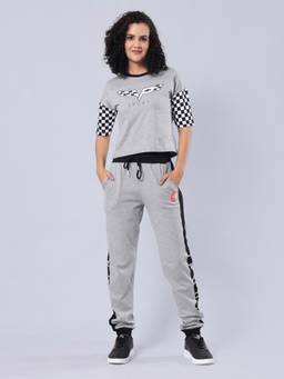 evolove - Womens Cotton Nightsuit - Multi-Color (Set of 2)