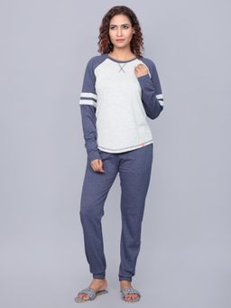 evolove - Womens Cotton Nightsuit - Multi-Color (Set of 2)