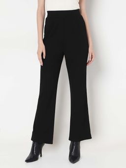 VERO MODA - Black High Rise Boot Cut Trouser