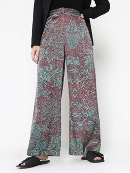 RAREISM - Edina Multi-Color Print Wide Trouser