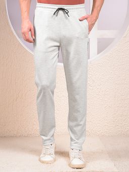 CRIMSOUNE CLUB - Men Grey Cotton Trackpant