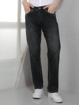 CRIMSOUNE CLUB - Men Blue Straight Fit Jeans