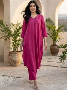 LAASYNA - Women Regular Kurta With Pant