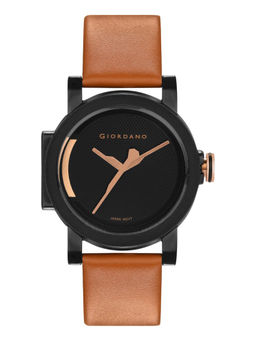 Giordano - Tan Men's Round Analog Watch