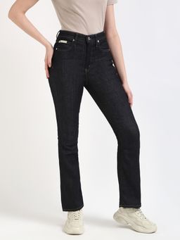 Calvin Klein - Cotton Skinny Fit Mid Rise Black Jeans
