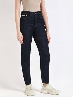 Calvin Klein - Cotton Slim Fit Mid Rise Blue Jeans