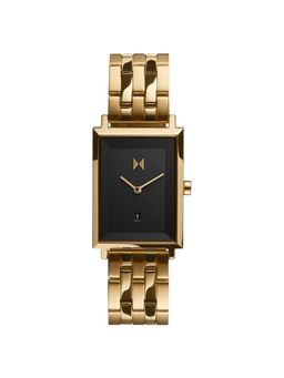 MVMT - Signature Square Quartz Black Rectangle Dial Womens Watch - D-MF03-GGR