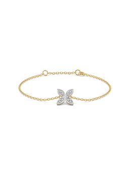Lukson - Daffodil Flora Pure Gold Lab Diamond Fashion Bracelet