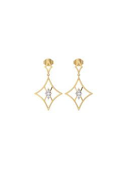 Lukson - Astra Marquise Pure Gold Lab Diamond Drop Earrings