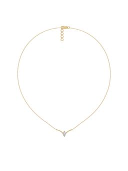Lukson - Astra Marquise Necklet Pure Gold Lab Diamond Necklace