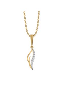 Lukson - Featherlight Grace Pure Gold Lab Diamond Pendant