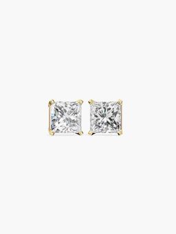 Valanova - Hallmarked 18K Yellow Gold and Certified Lab Grown Diamond 0.50Cts Earrings