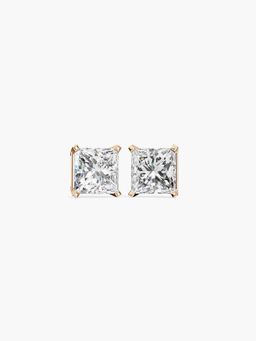 Valanova - Hallmarked 14K Rose Gold and Certified Lab Grown Diamond 0.50Cts Earrings
