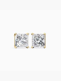 Valanova - Hallmarked 18K Yellow Gold and Certified Lab Grown Diamond 1.00Cts Earrings