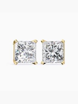 Valanova - Hallmarked 18K Yellow Gold and Certified Lab Grown Diamond 2.00Cts Earrings