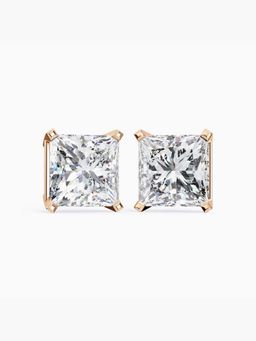 Valanova - Hallmarked 14K Rose Gold and Certified Lab Grown Diamond 2.00Cts Earrings
