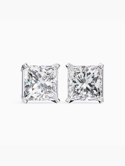 Valanova - Hallmarked 14K White Gold and Certified Lab Grown Diamond 2.00Cts Earrings
