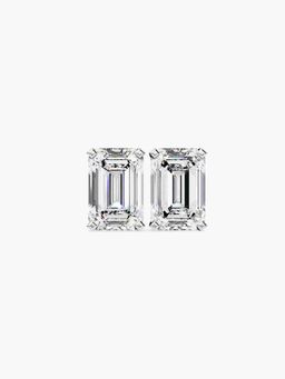 Valanova - Hallmarked 18K White Gold and Certified Lab Grown Diamond 1.00Cts Earrings