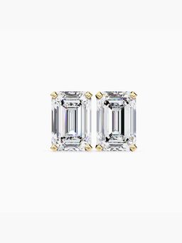 Valanova - Hallmarked 14K Yellow Gold and Certified Lab Grown Diamond 1.50Cts Earrings