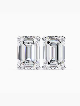 Valanova - Hallmarked 18K White Gold and Certified Lab Grown Diamond 3.00Cts Earrings