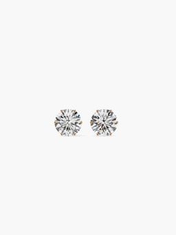 Valanova - Hallmarked 18K Rose Gold and Certified Lab Grown Diamond 0.50Cts Earrings