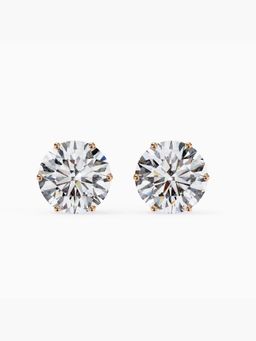 Valanova - Hallmarked 14K Rose Gold and Certified Lab Grown Diamond 3.00Cts Earrings