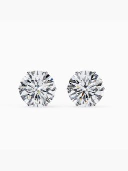 Valanova - Hallmarked 14K White Gold and Certified Lab Grown Diamond 3.00Cts Earrings