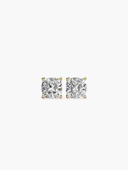 Valanova - Hallmarked 18K Yellow Gold and Certified Lab Grown Diamond 0.50Cts Earrings