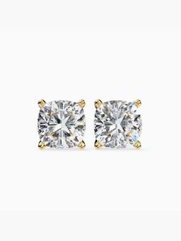 Valanova - Hallmarked 18K Yellow Gold and Certified Lab Grown Diamond 2.00Cts Earrings