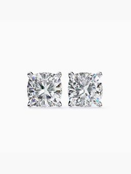 Valanova - Hallmarked 14K White Gold and Certified Lab Grown Diamond 2.00Cts Earrings