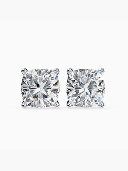 Valanova - Hallmarked 18K White Gold and Certified Lab Grown Diamond 3.00Cts Earrings