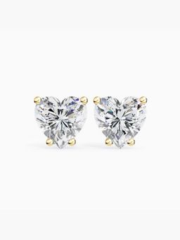 Valanova - Hallmarked 18K Yellow Gold and Certified Lab Grown Diamond 2.00Cts Earrings