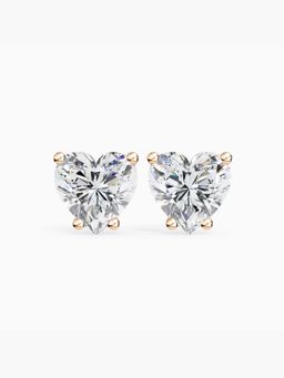 Valanova - Hallmarked 14K Rose Gold and Certified Lab Grown Diamond 2.00Cts Earrings