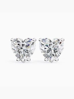 Valanova - Hallmarked 18K White Gold and Certified Lab Grown Diamond 3.00Cts Earrings